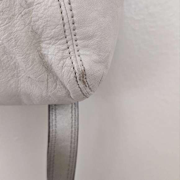 Coach Ashley Crossbody Shoulder Bag Cream Silver - Picture 5 of 7